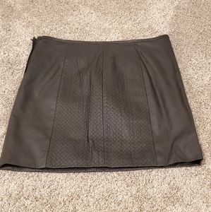 H&M Faux Leather Mini Skirt